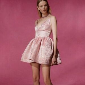 Markarian Pink Mini Dress